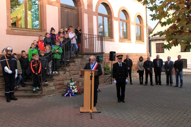 Kuttolsheim - Cérémonie de l'Armistice