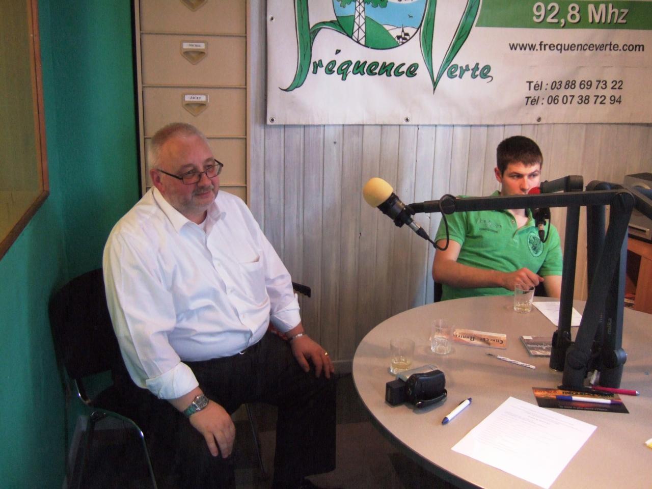 Interview Frequence Verte (fréquence 92.8)