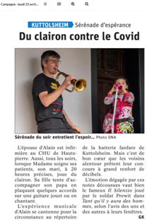 Du clairon contre le covid _ Kuttolsheim