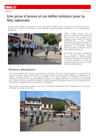 Fête Nationale - Mutzig